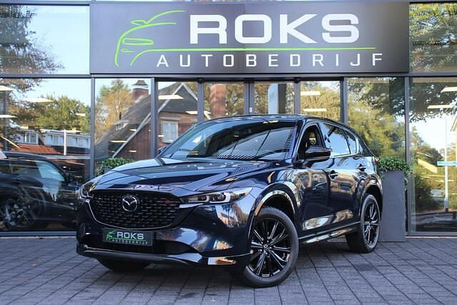 Blauw Gebruikt 2024 Mazda CX-5 Homura-Line SUV | € 42.950 (Eerlijke prijs) - Afbeelding 1/4