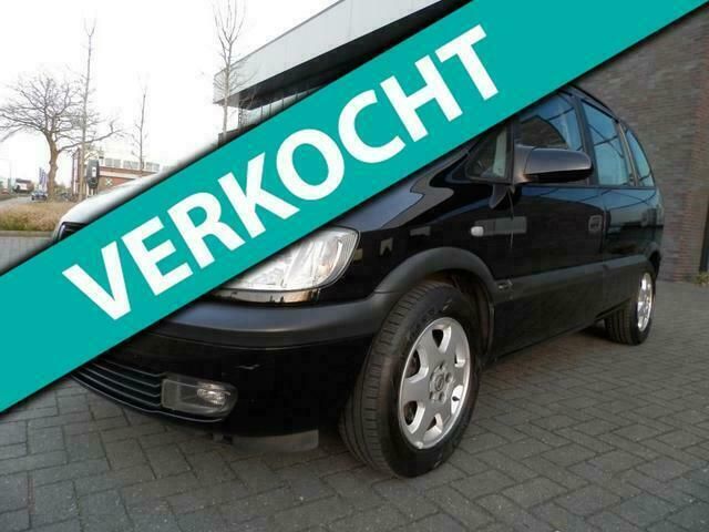 Zwart Gebruikt 2003 Opel Zafira Elegance MPV | € 1.950 (Eerlijke prijs) - Afbeelding 1/4