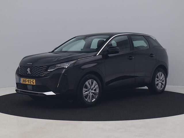 Zwart Gebruikt 2021 Peugeot 3008 Active SUV | € 18.700 (Super prijs) - Afbeelding 1/4