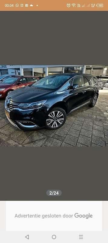 Zwart Gebruikt 2016 Renault Espace Initiale Paris MPV | € 15.650 (Eerlijke prijs) - Afbeelding 1/4