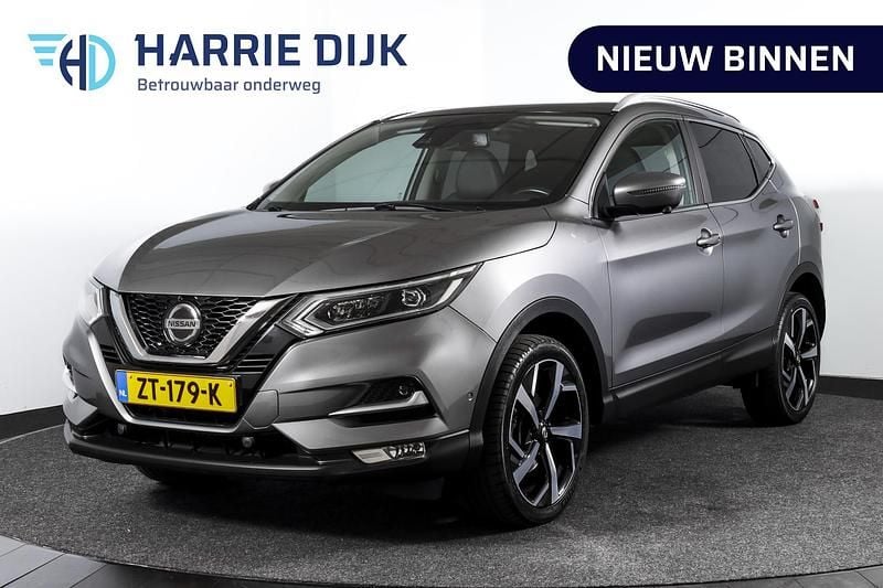 Grijs Gebruikt 2019 Nissan Qashqai Tekna SUV | € 16.995 (Goede deal) - Afbeelding 1/4