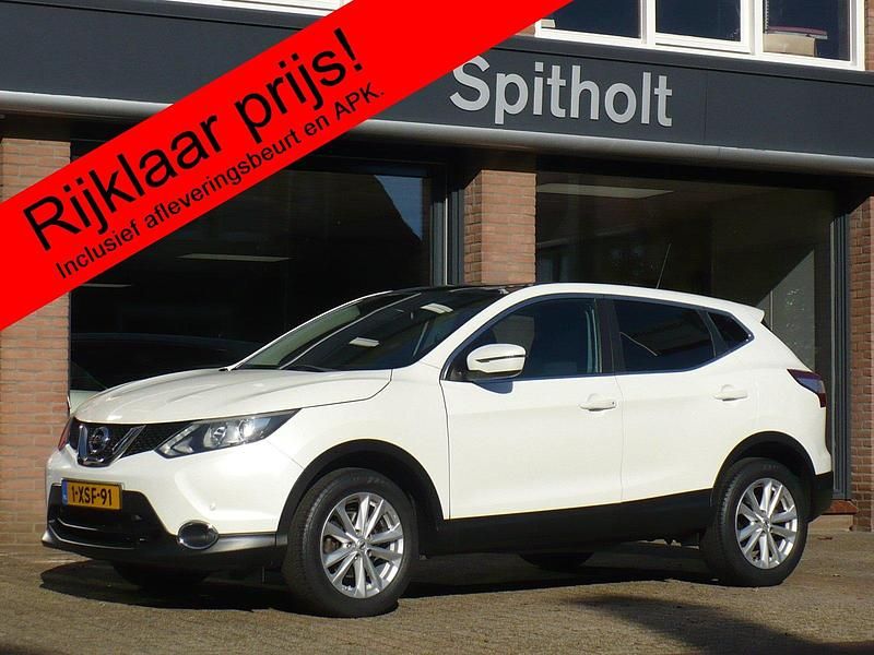 Wit Gebruikt 2014 Nissan Qashqai SUV | € 13.975 (Iets duurder) - Afbeelding 1/4