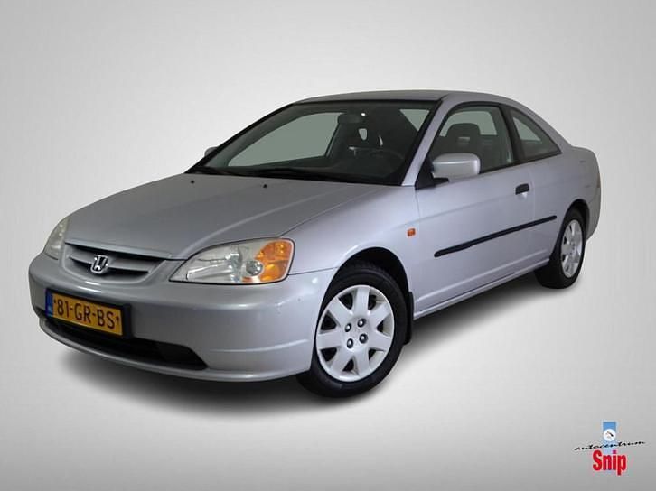 Grijs Gebruikt 2001 Honda Civic LS Coupé | € 2.950 - Afbeelding 1/4