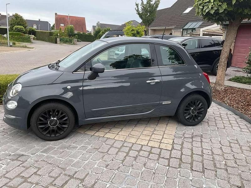 Grijs Gebruikt 2019 Fiat 500 Lounge Hatchback | € 8.750 (Super prijs) - Afbeelding 1/4