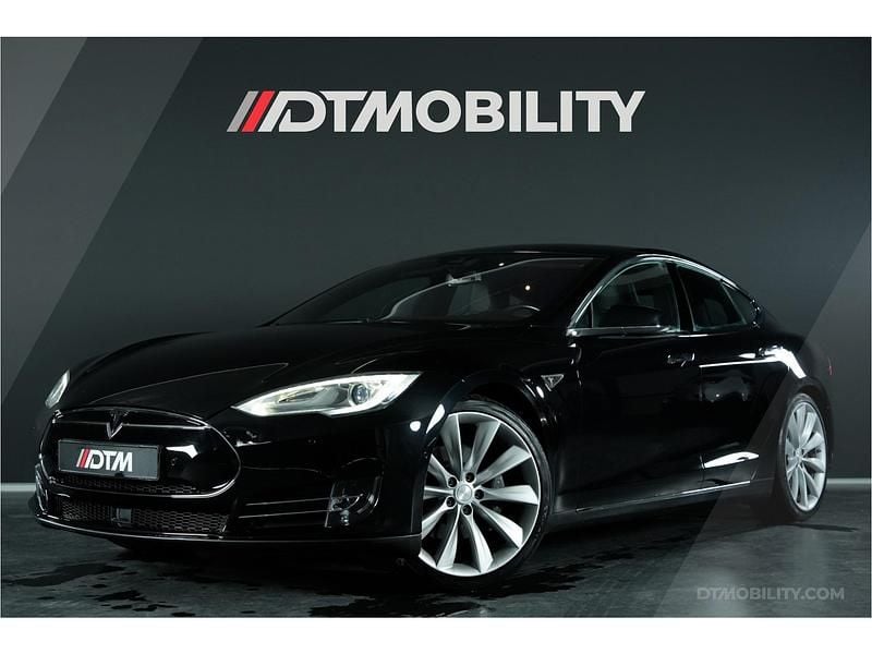 Zwart Gebruikt 2015 Tesla Model S Sedan | € 23.950 - Afbeelding 1/4