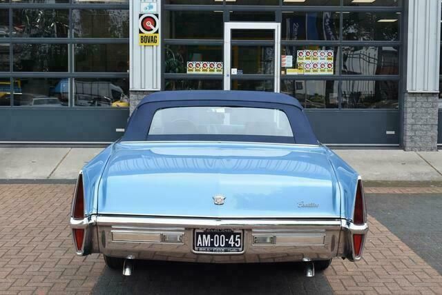 Occasion Cadillac Coupé DeVille 374 PK (275 kW) 1970 Blauw Cabriolet