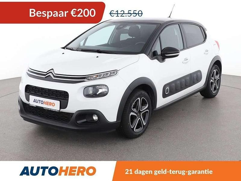 Wit Gebruikt 2019 Citroën C3 PureTech Hatchback | € 12.549 (Goede deal) - Afbeelding 1/3