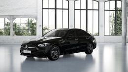 Donker obsidiaanzwart metallic Nieuw 2025 Mercedes 300 Business Sedan | € 67.012 (Iets duurder) - Afbeelding 1/4