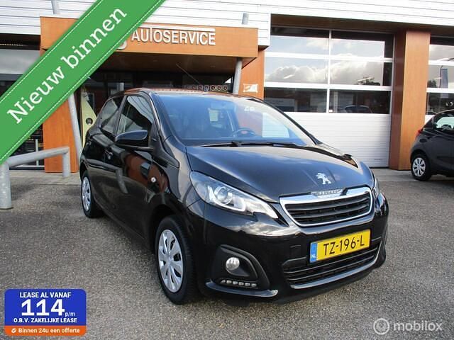 Zwart Gebruikt 2018 Peugeot 108 Active Hatchback | € 6.950 (Eerlijke prijs) - Afbeelding 1/4