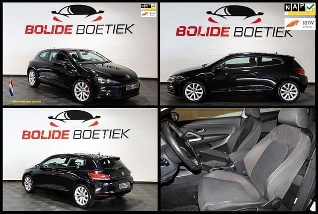 Zwart Gebruikt 2009 VW Scirocco Coupé | € 7.945 (Eerlijke prijs) - Afbeelding 1/4