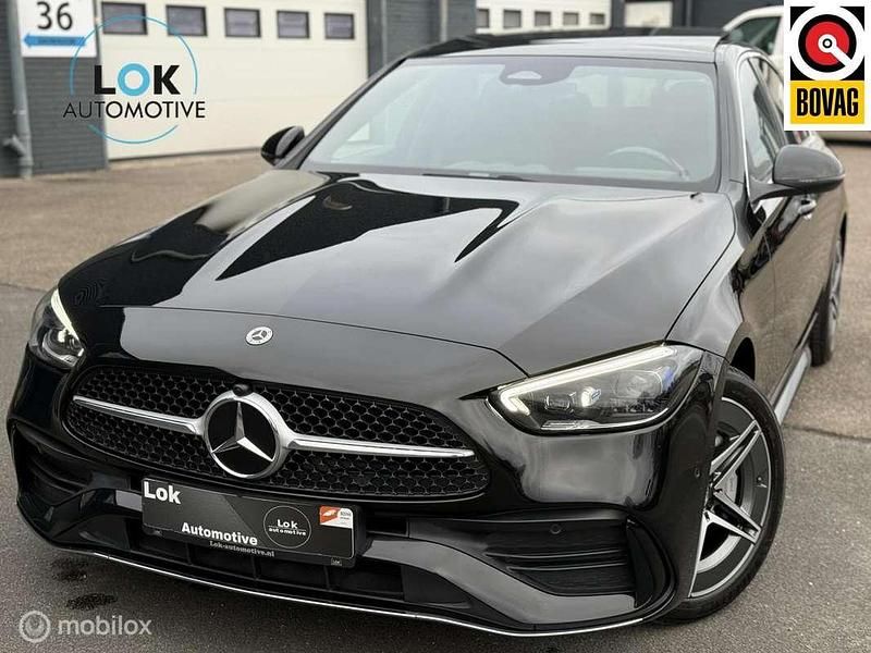Occasion Mercedes C300e AMG line 204 PK (150 kW) 2022 Zwart Sedan