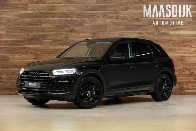 Zwart Occasion 2017 Audi Q5 S-Line SUV | € 29.740 (Eerlijke prijs) - Afbeelding 1/3