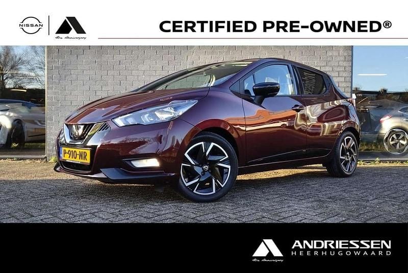 Rood Occasion 2022 Nissan Micra Hatchback | € 13.950 (Eerlijke prijs) - Afbeelding 1/4