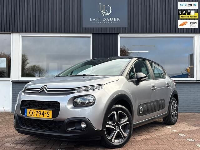 Grijs Gebruikt 2019 Citroën C3 Feel Hatchback | € 7.499 (Goede deal) - Afbeelding 1/4