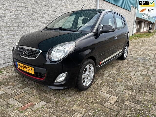 Zwart (metallic) Gebruikt 2011 Kia Picanto Hatchback | € 1.750 (Eerlijke prijs) - Afbeelding 1/4