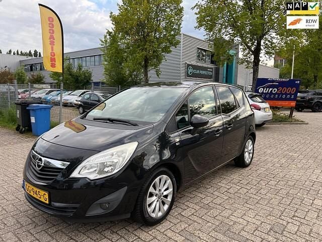 Zwart Gebruikt 2013 Opel Meriva Cosmo MPV | € 3.450 (Goede deal) - Afbeelding 1/4