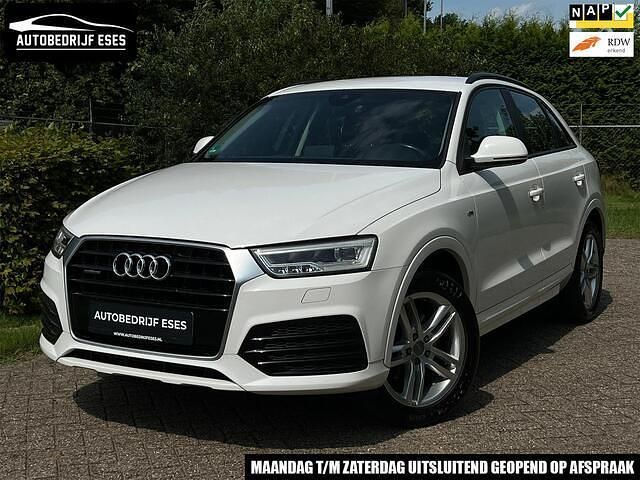Wit, metallic lak Gebruikt 2016 Audi Q3 S-Line SUV | € 19.999 (Super prijs) - Afbeelding 1/3