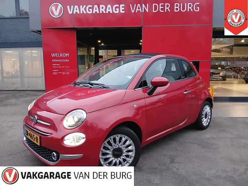 Occasion Fiat 500C Lounge 86 PK (63 kW) 2019 Rood Cabriolet