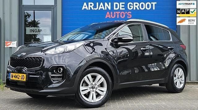Zwart Gebruikt 2016 Kia Sportage First Edition SUV | € 14.950 (Eerlijke prijs) - Afbeelding 1/4
