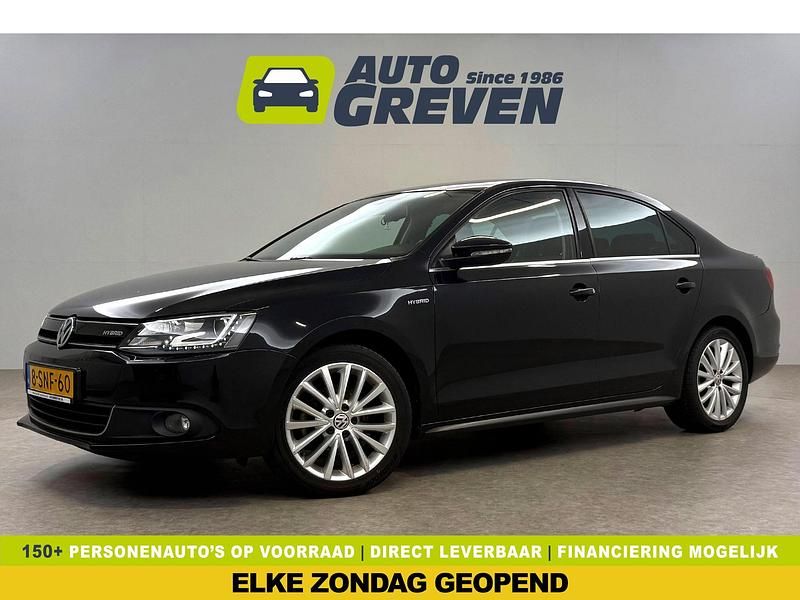 Zwart Gebruikt 2013 VW Jetta Highline Sedan | € 5.400 (Super prijs) - Afbeelding 1/4