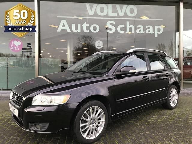 Zwart Gebruikt 2009 Volvo V50 Summum Stationwagen | € 12.900 - Afbeelding 1/4