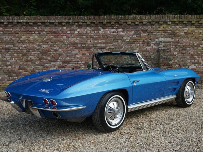 Occasion Chevrolet Corvette Stingray 250 PK (183 kW) 1964 Blauw Cabriolet