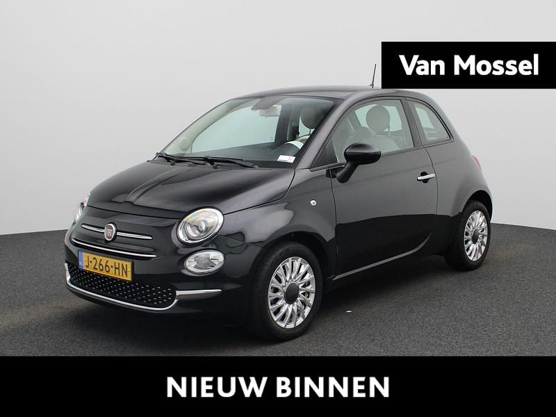 Zwart Gebruikt 2020 Fiat 500 Lounge Hatchback | € 12.900 (Eerlijke prijs) - Afbeelding 1/4