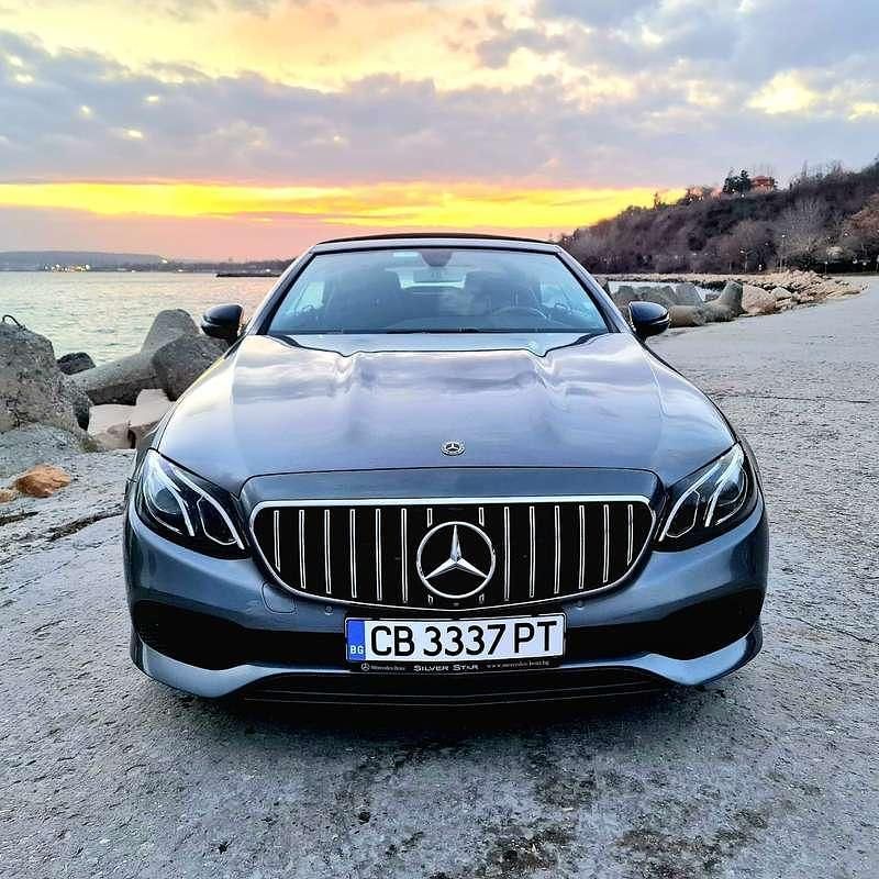 Grijs Gebruikt 2019 Mercedes E200 Cabriolet | € 39.999 (Eerlijke prijs) - Afbeelding 1/4