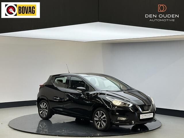 Zwart Gebruikt 2018 Nissan Micra Acenta Hatchback | € 8.930 (Goede deal) - Afbeelding 1/4