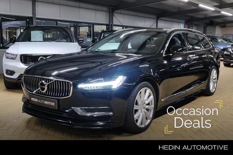 Zwart Gebruikt 2020 Volvo V90 Inscription Stationwagen | € 19.995 (Eerlijke prijs) - Afbeelding 1/4