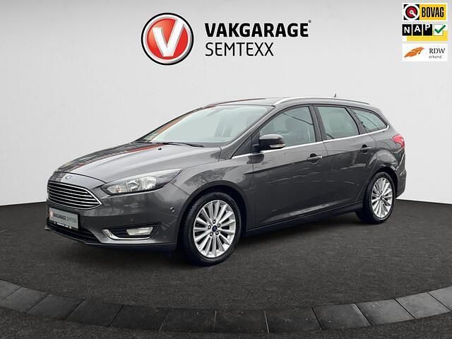 Grijs Occasion 2016 Ford Focus Titanium Stationwagen | € 9.950 (Eerlijke prijs) - Afbeelding 1/4