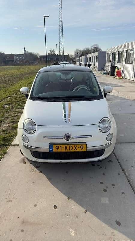 Occasion Fiat 500 Lounge 69 PK (50 kW) 2009 Wit Cabriolet