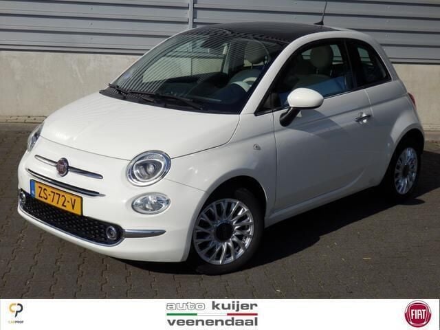 Wit Gebruikt 2019 Fiat 500 Lounge Hatchback | € 11.435 (Eerlijke prijs) - Afbeelding 1/4