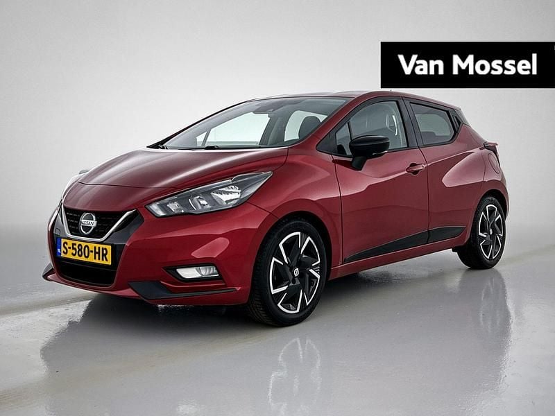 Rood Gebruikt 2021 Nissan Micra S Hatchback | € 16.940 (Eerlijke prijs) - Afbeelding 1/4