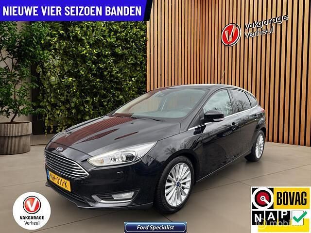 Occasion Ford Focus Titanium 101 PK (74 kW) 2017 Zwart Hatchback