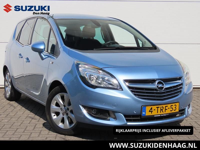 Blauw Gebruikt 2014 Opel Meriva Cosmo MPV | € 9.950 (Eerlijke prijs) - Afbeelding 1/3