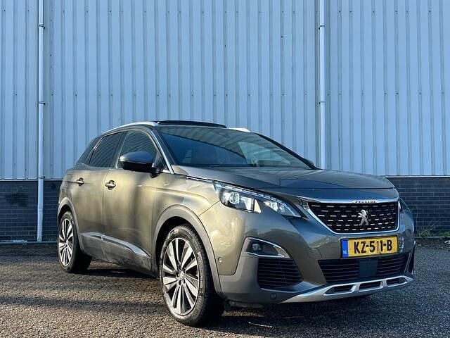Grijs Occasion 2017 Peugeot 3008 GT-line SUV | € 8.950 (Super prijs) - Afbeelding 1/4