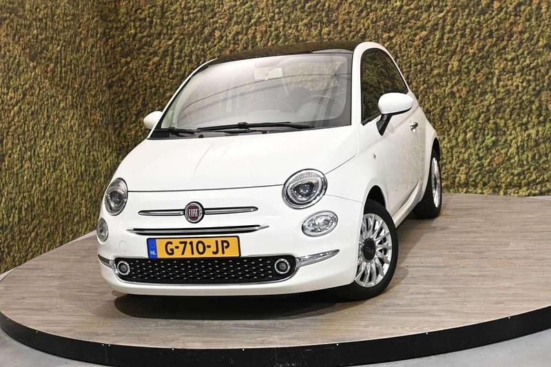 Wit Gebruikt 2016 Fiat 500 Lounge Cabriolet | € 9.950 (Eerlijke prijs) - Afbeelding 1/3