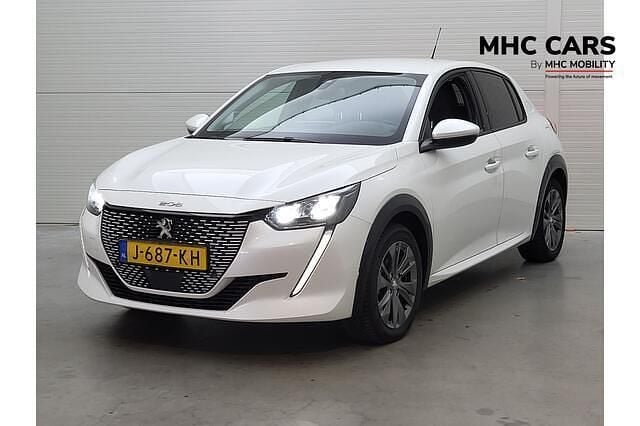 Wit Gebruikt 2020 Peugeot e-208 Allure Hatchback | € 14.300 (Goede deal) - Afbeelding 1/4