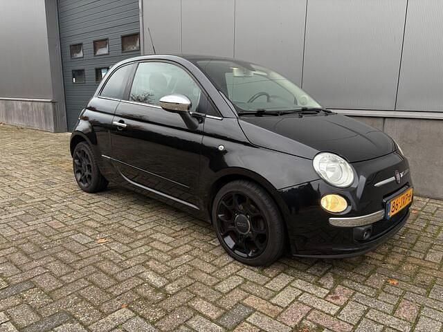 Zwart Gebruikt 2009 Fiat 500 Sport Hatchback | € 2.499 (Eerlijke prijs) - Afbeelding 1/4