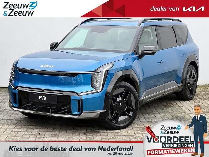 Blauw Gebruikt 2024 Kia EV9 GT-Line SUV | € 76.990 (Eerlijke prijs) - Afbeelding 1/4