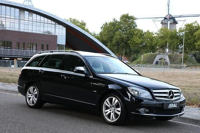 Zwart Gebruikt 2008 Mercedes C350 Elegance Stationwagen | € 16.450 (Duur) - Afbeelding 1/4