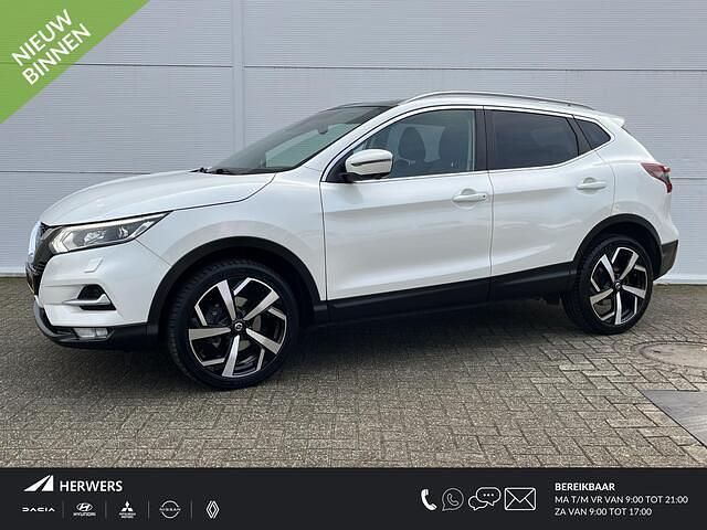 Wit Occasion 2021 Nissan Qashqai Tekna+ SUV | € 23.735 (Eerlijke prijs) - Afbeelding 1/4