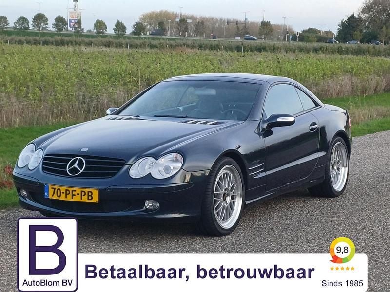 Zwart Gebruikt 2004 Mercedes SL350 Cabriolet | € 21.290 (Eerlijke prijs) - Afbeelding 1/4