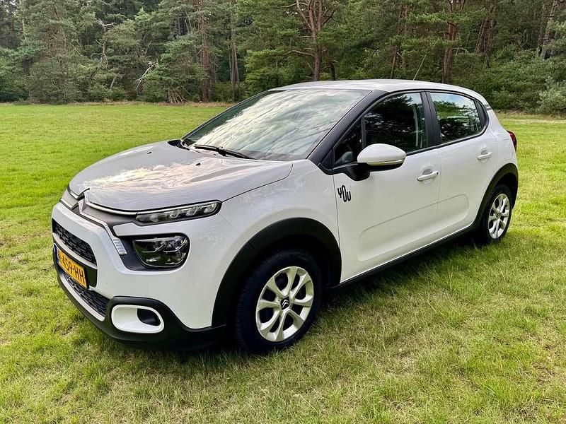 Wit Gebruikt 2022 Citroën C3 PureTech Hatchback | € 12.250 (Goede deal) - Afbeelding 1/4