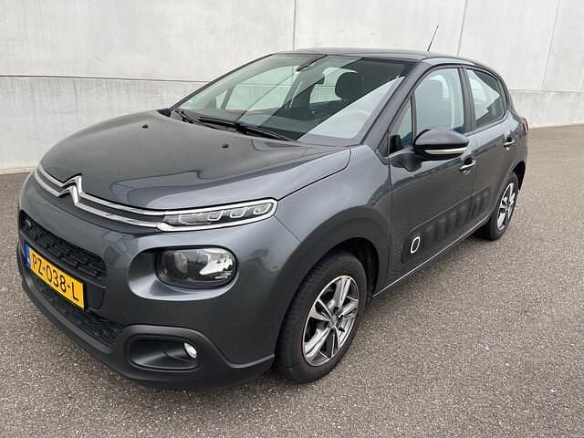 Grijs (metallic) Gebruikt 2017 Citroën C3 Feel Hatchback | € 5.950 (Goede deal) - Afbeelding 1/4