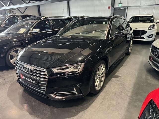 Zwart Occasion 2018 Audi A4 S-Line Stationwagen | € 20.900 (Super prijs) - Afbeelding 1/4