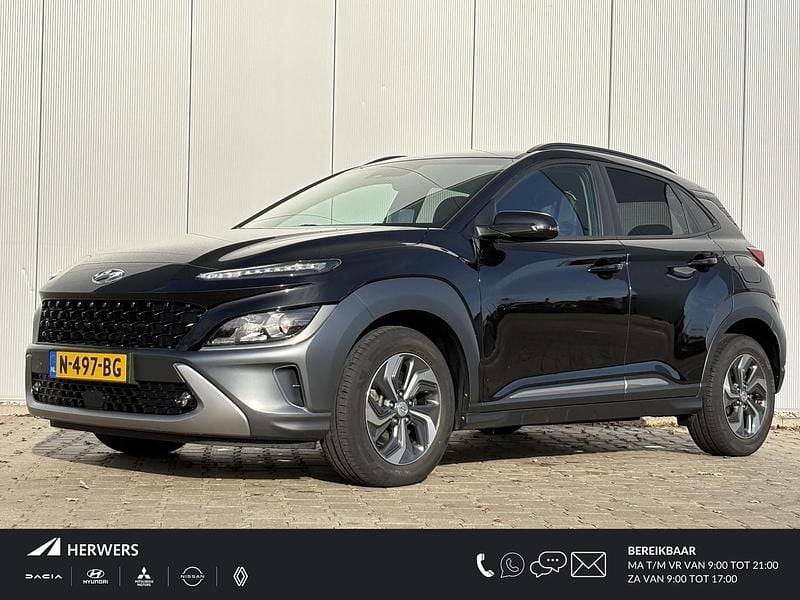 Zwart Occasion 2021 Hyundai Kona SUV | € 22.435 (Eerlijke prijs) - Afbeelding 1/4