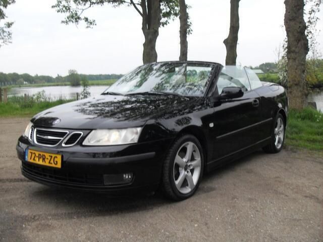 Zwart Gebruikt 2004 Saab 9-3 Cabriolet Linear Cabriolet | € 4.350 (Goede deal) - Afbeelding 1/4