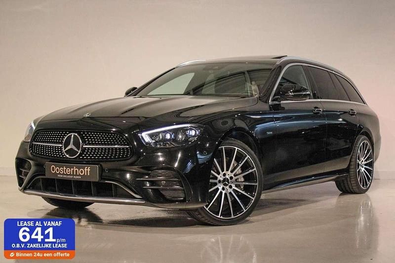 Zwart Gebruikt 2021 Mercedes E300 Business Stationwagen | € 39.990 (Eerlijke prijs) - Afbeelding 1/4